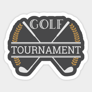 Golf Tournament - Dark Sticker